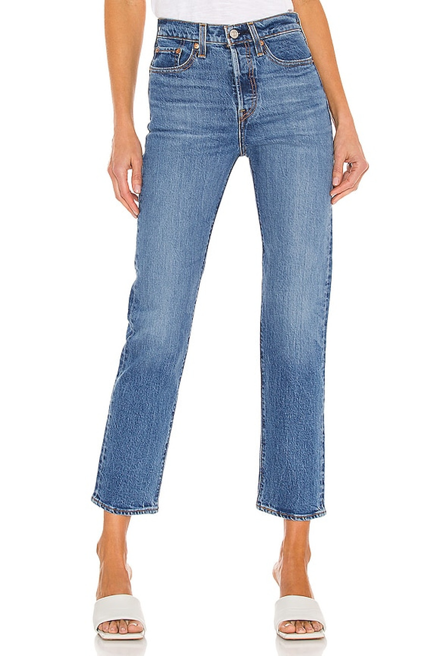 Levi's Premium Jive Sound Wedgie Straight Ankle Denim Jeans Size 26
